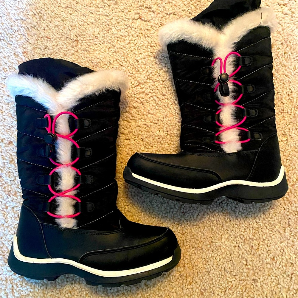 Land End winter, water proof boots kids size 1